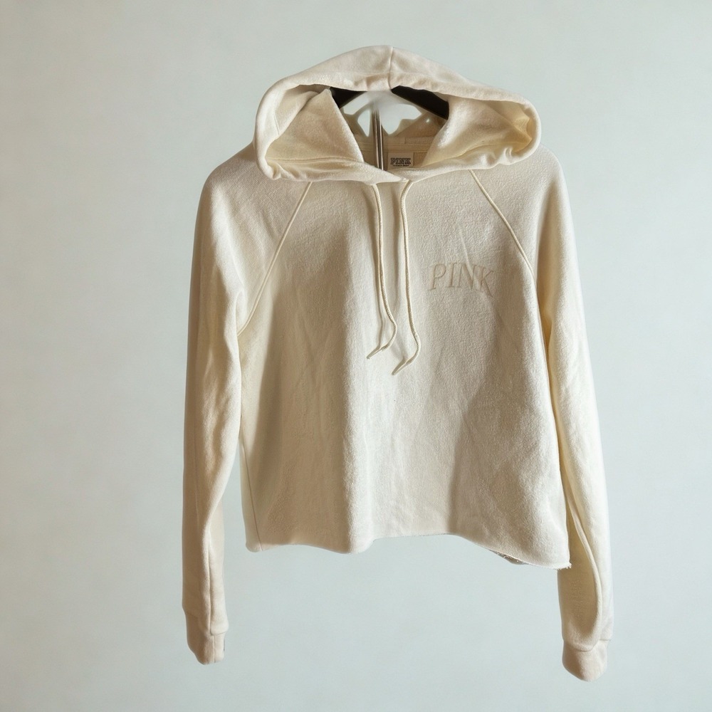 Cropped de Fleece Women's Victoria Secret Pink Size Medium